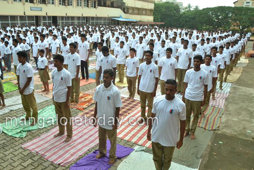 International Yoga Day observed with enthusiasm across Mangaluru 1